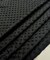 Black Minky Dot Fabric by the Yard, 60" Wide Ultra-Soft Plush Minky Fabric for Baby Blankets, Nursery Decor, Plush Toys & Sewing